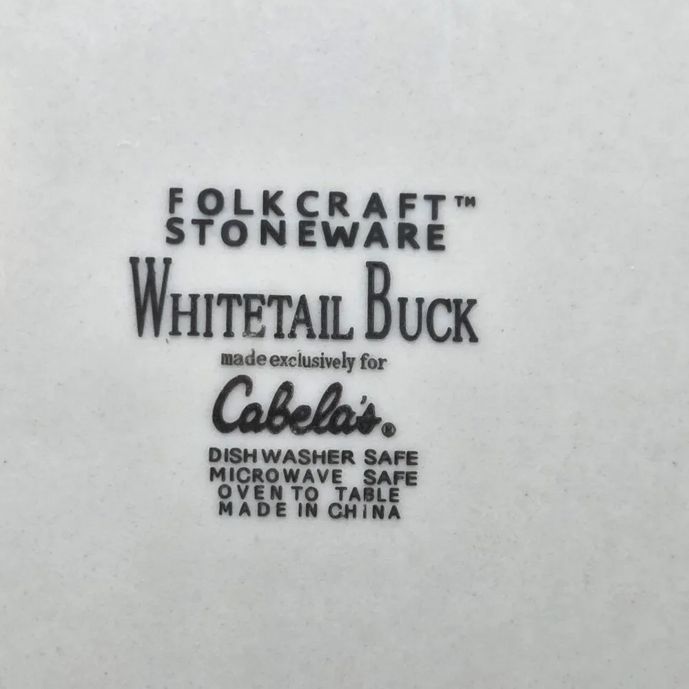 Cabela's Folkcraft Stoneware 